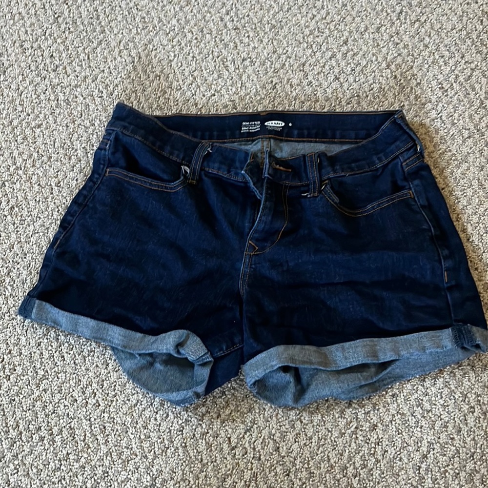 Denim shorts